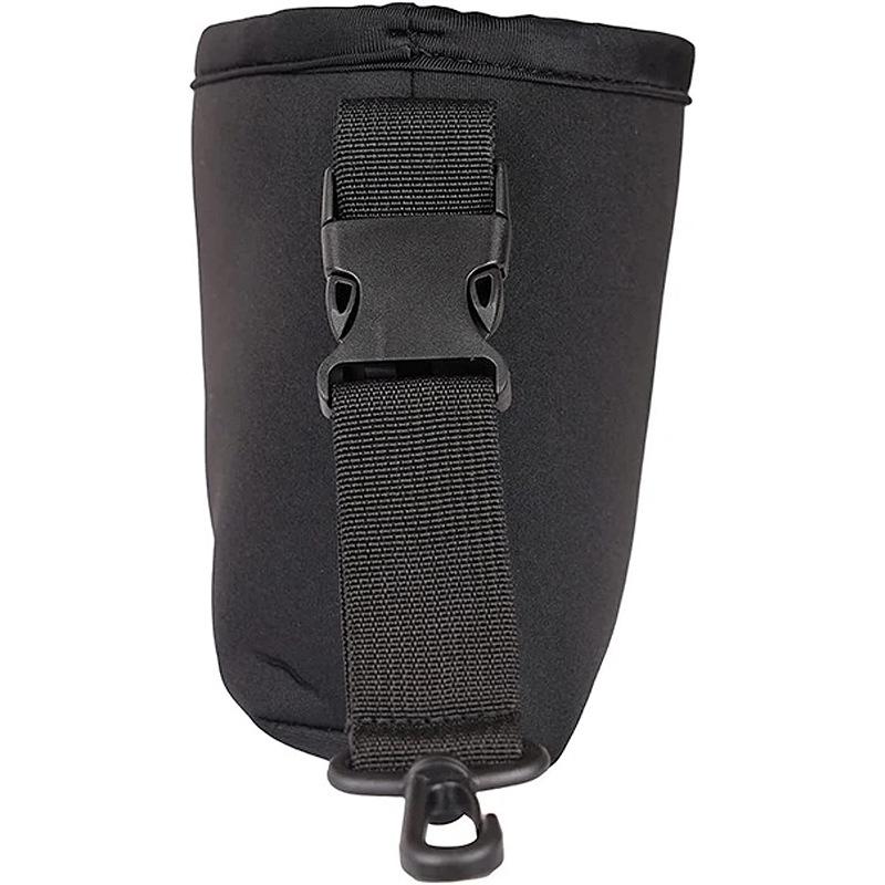 Black Portable Golf Ball Cleaning Bag - Waterproof & Removable-1964932167331090435