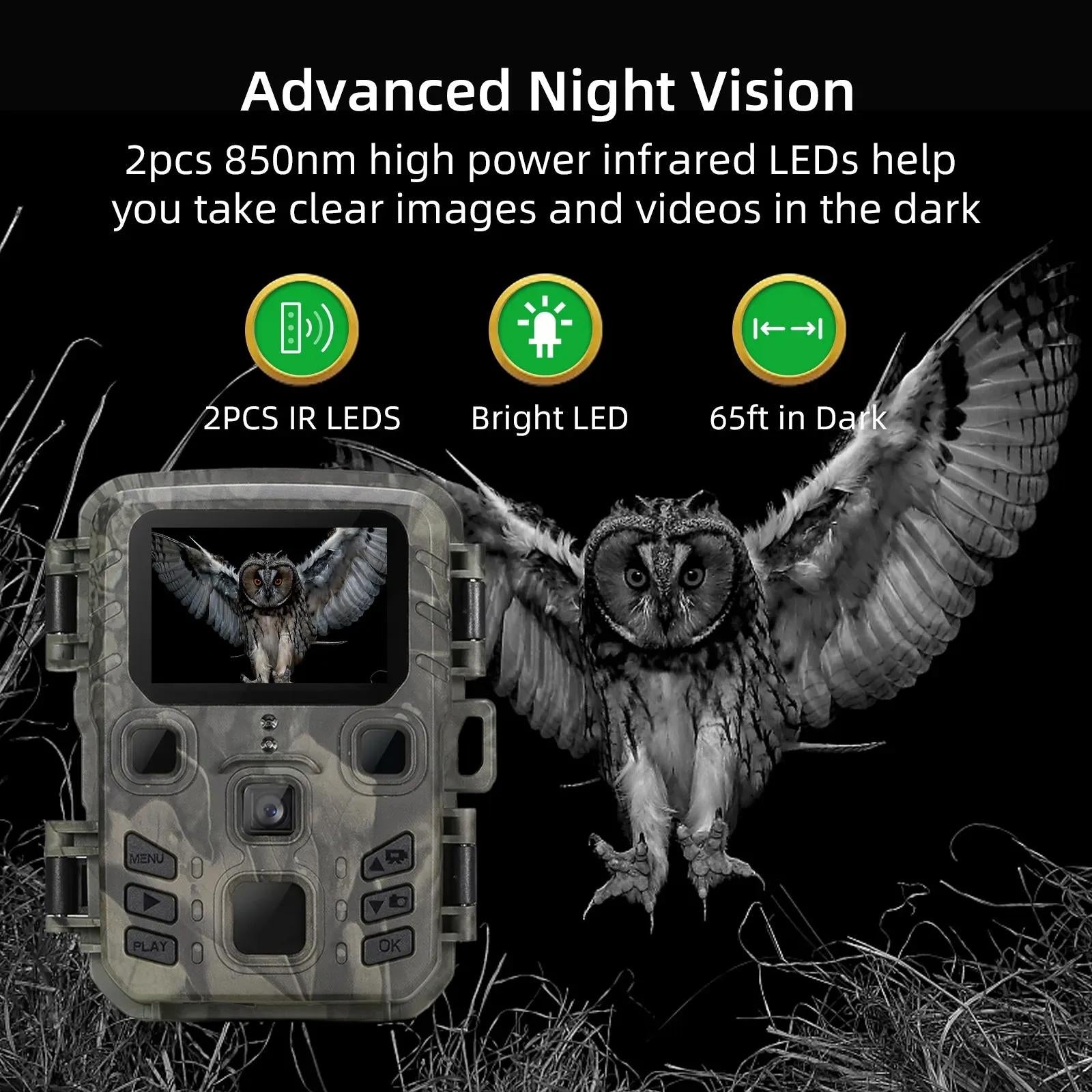 20Mp Hunting Trail Camera With Night Vision And Wildlife Scouting-1915198358583119881