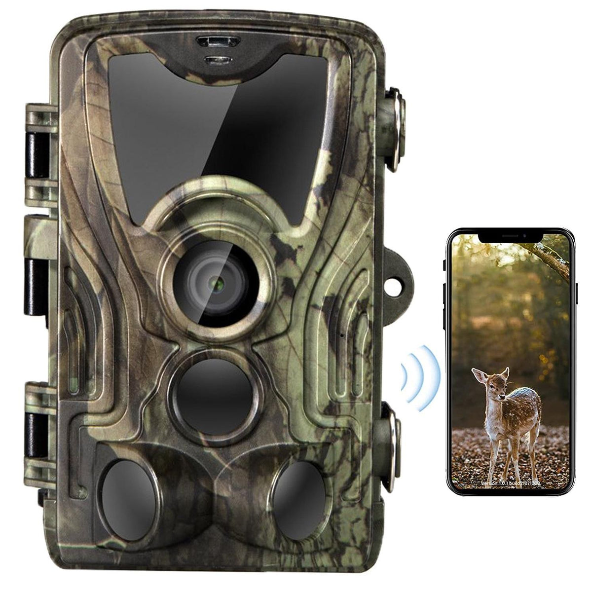 Outdoor Hunting Camera With Wifi & Remote Control - View Photos / Video Anytime-1915198259710791680
