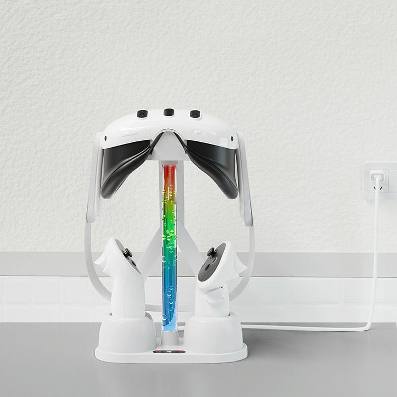 Vr Glasses Charging Base For Meta Quest 3 - Rgb Storage Bracket-1915196927583064070