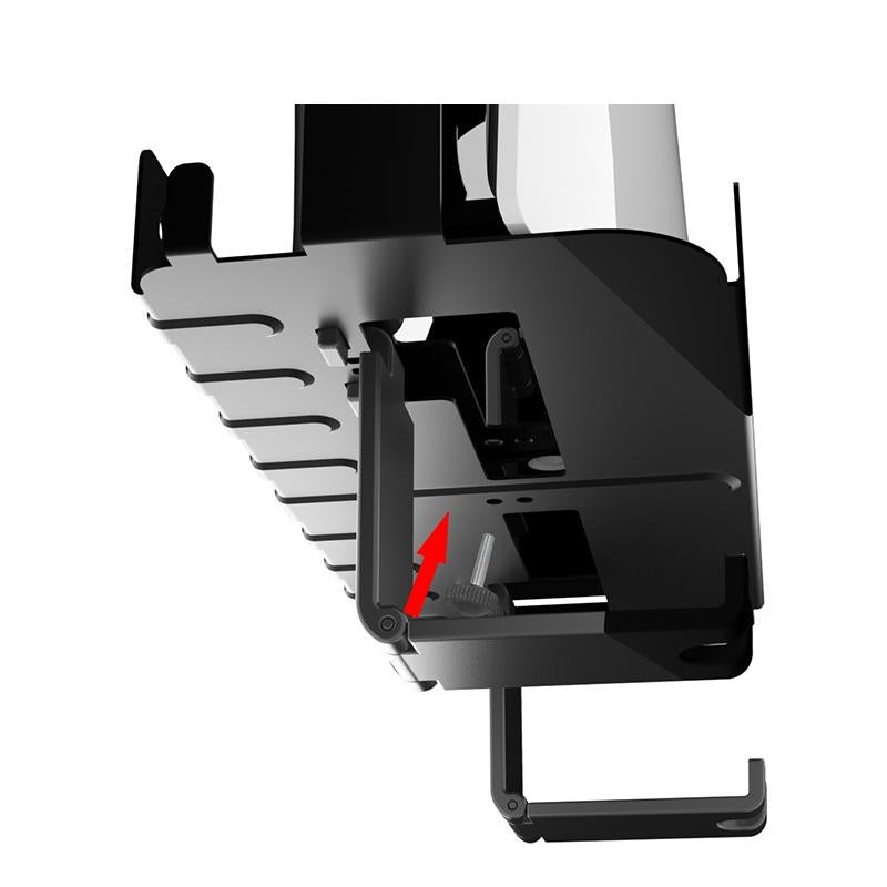 Wall-Mounted Bracket For Ps5 Console With Controller Vr Glasses And Headphone Storage - Black-1915196836906405890