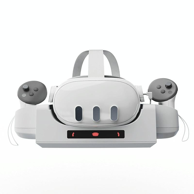 Gray Wall Mount For Meta Quest 3 Vr Helmet Charging-1922443422262759424