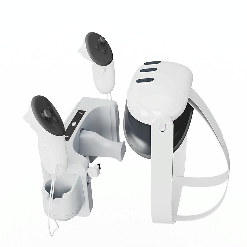 Gray Wall Mount For Meta Quest 3 Vr Helmet Charging-1922443422262759427