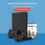 Multi-Function Dual-Seat Cooling Base For Ps4 / Ps4 Pro / Ps4 Slim With Charging And Storage - Black-1915196928237375492
