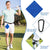 Blue Terry Towel For Wet And Dry Golf Cleaning With Hook-1964932181600112643