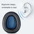 2-Pack Blue Leather Headset Covers For Sades Headphones-1915196844112220164