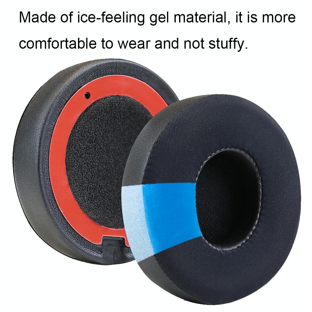 2-Pack Bluetooth Headphone Covers For Beats Solo2 / Solo3 - Black Foam Earmuffs-1915196809156890625