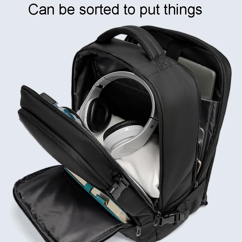 Business Backpack - Waterproof Compact Design-1915197136329379845