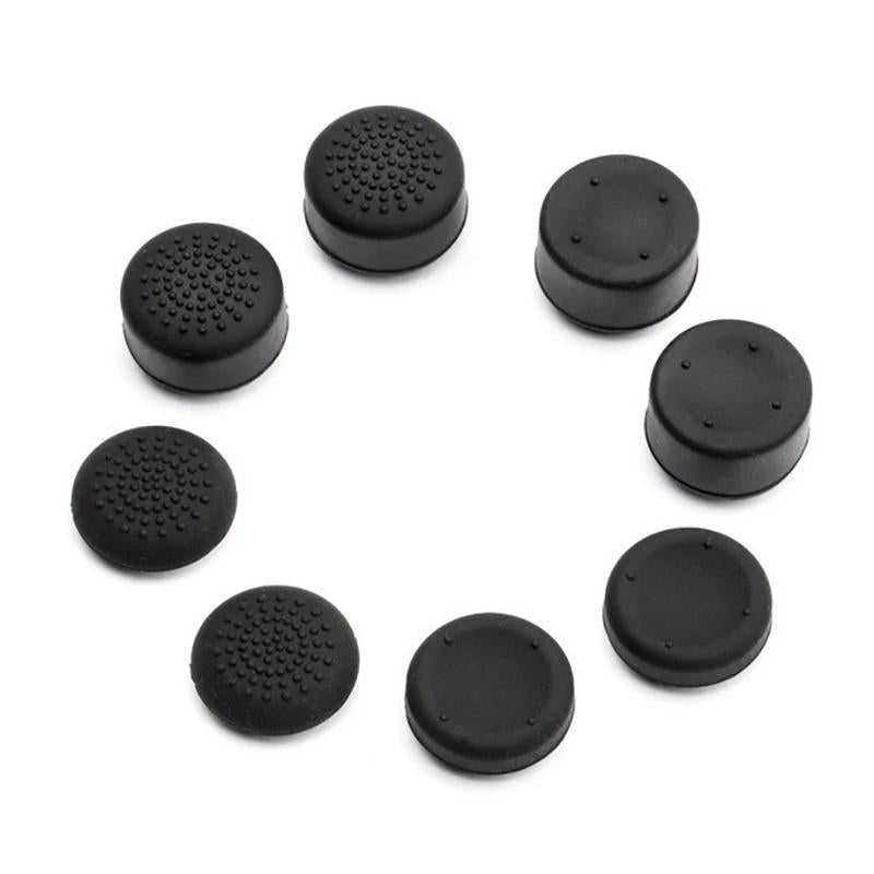 8-Piece Silicone Joystick Cap Set For Ps5 / Ps4 - Black-1915196819953029120