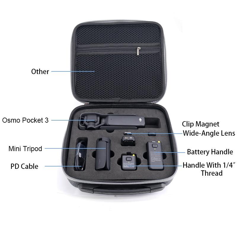 Versatile Action Camera Storage Clutch-1915196871089983492