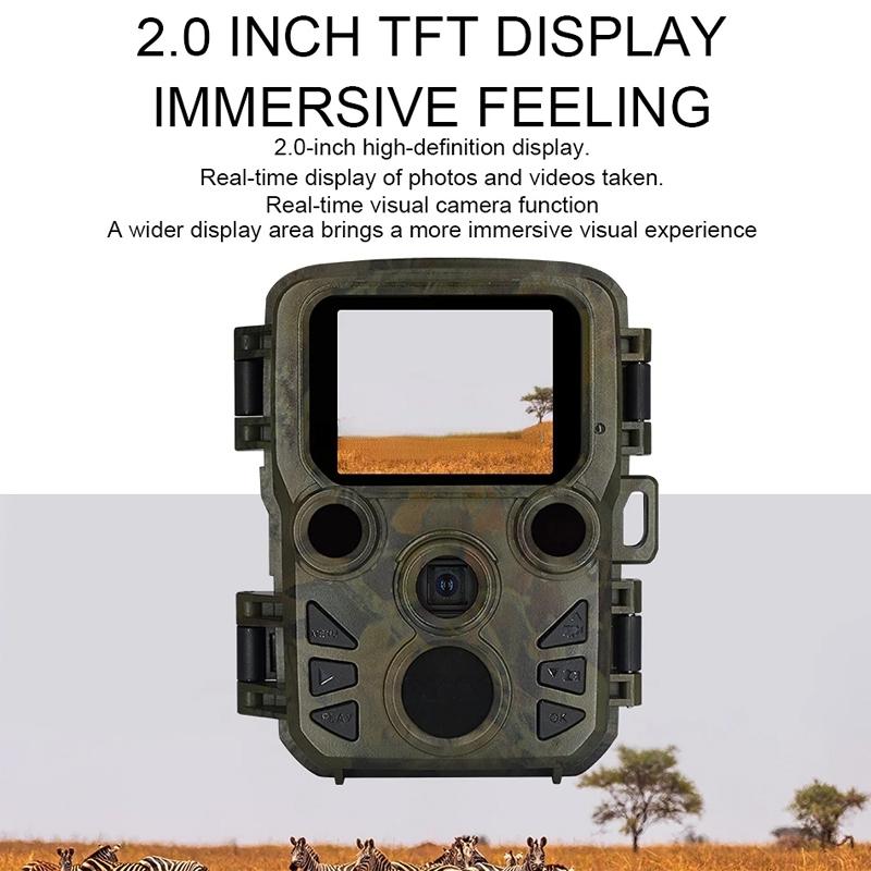 Outdoor Night Vision Hunting Camera With 4K Hd And Infrared Induction Camouflage Design-1915196832926011398