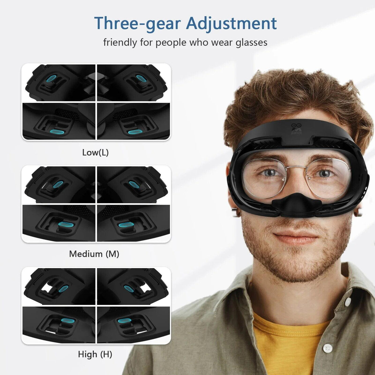 Meta Quest3 Ice Silk Mask - Breathable Leather Material-1922443393993150467