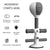 Adjustable 2-In-1 Sit-Up Boxing Ball Stand With Punching Bag - Gray / White-1915196823815983107