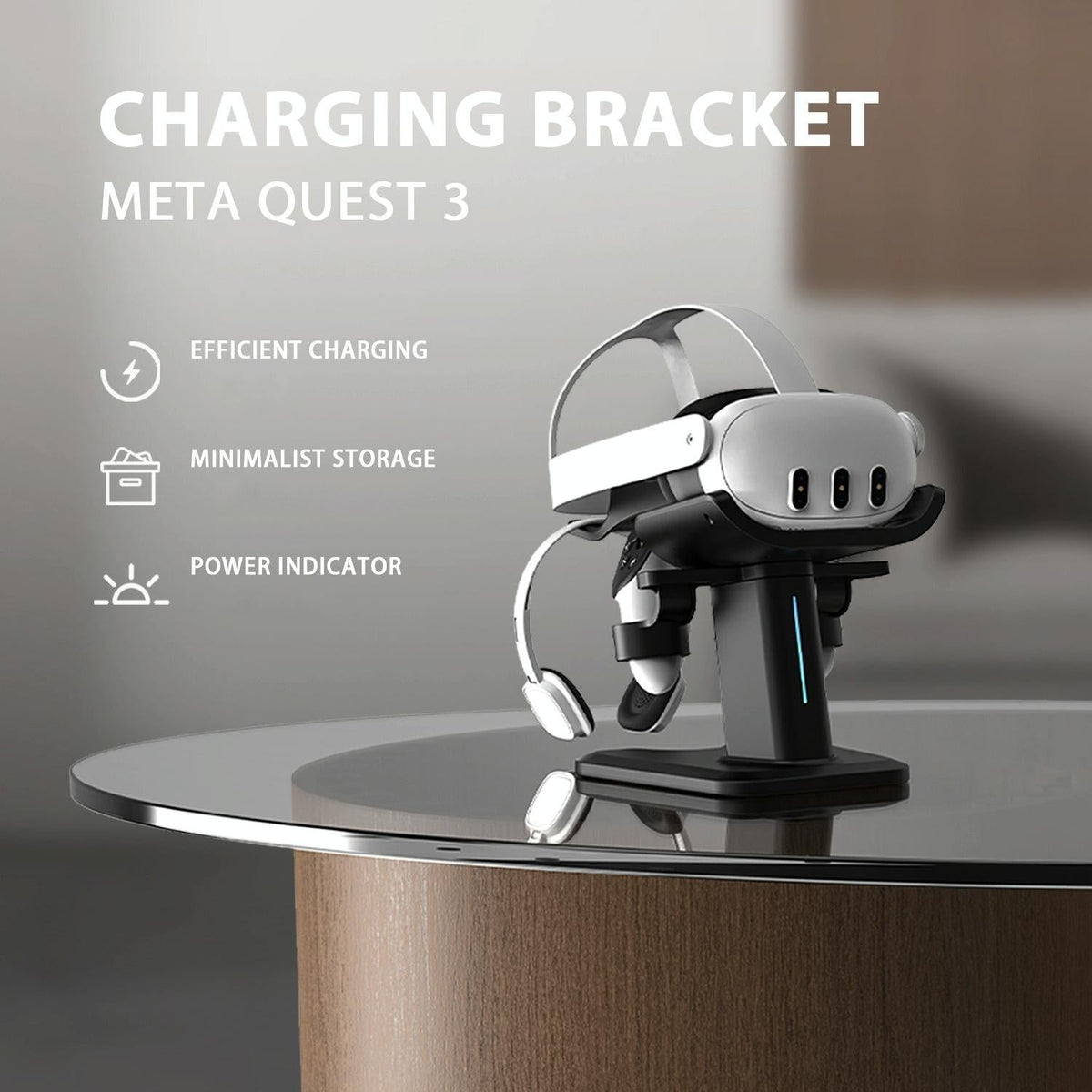 Charging Stand For Oculus Quest 3 - Rgb-1922443430382931976