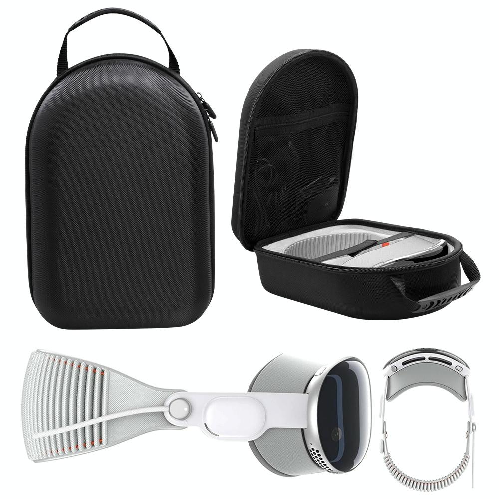 Apple Vision Pro Vr Headwear Storage Bag - Portable Cloth Pattern-1915196912802336769