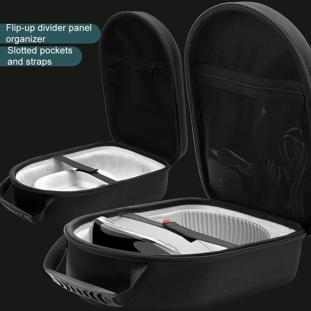 Apple Vision Pro Vr Headwear Storage Bag - Portable Cloth Pattern-1915196912802336772