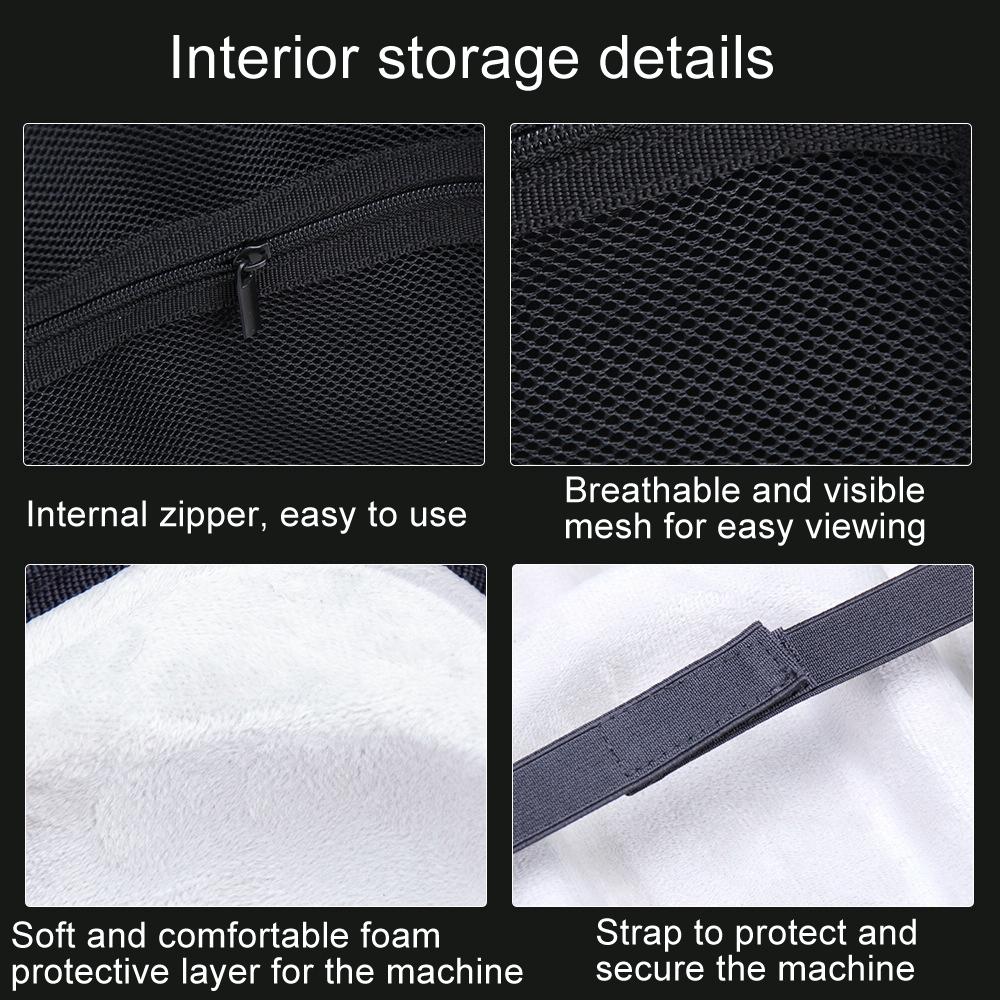 Apple Vision Pro Vr Headwear Storage Bag - Portable Cloth Pattern-1915196912802336774