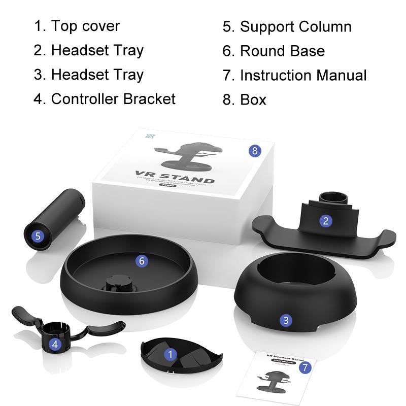 Universal Vr Desktop Storage Rack For Apple Meta Quest Pico And Playstation-1915196955689095174