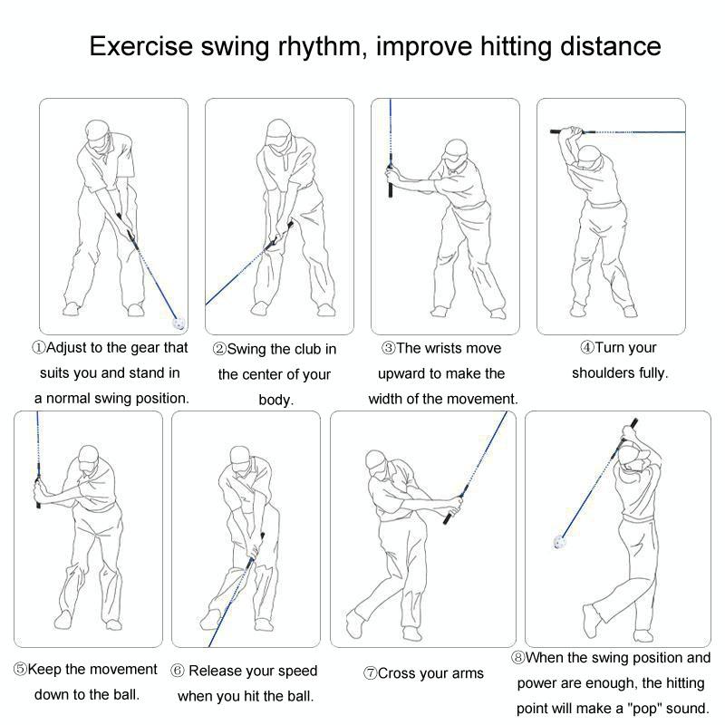 Improve Swing Speed With Golf Swing Training Stick-1915198263926067201