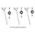 20-Pack Golf Ball Tees With 10-Degree Angled Spike-1915197518082347009