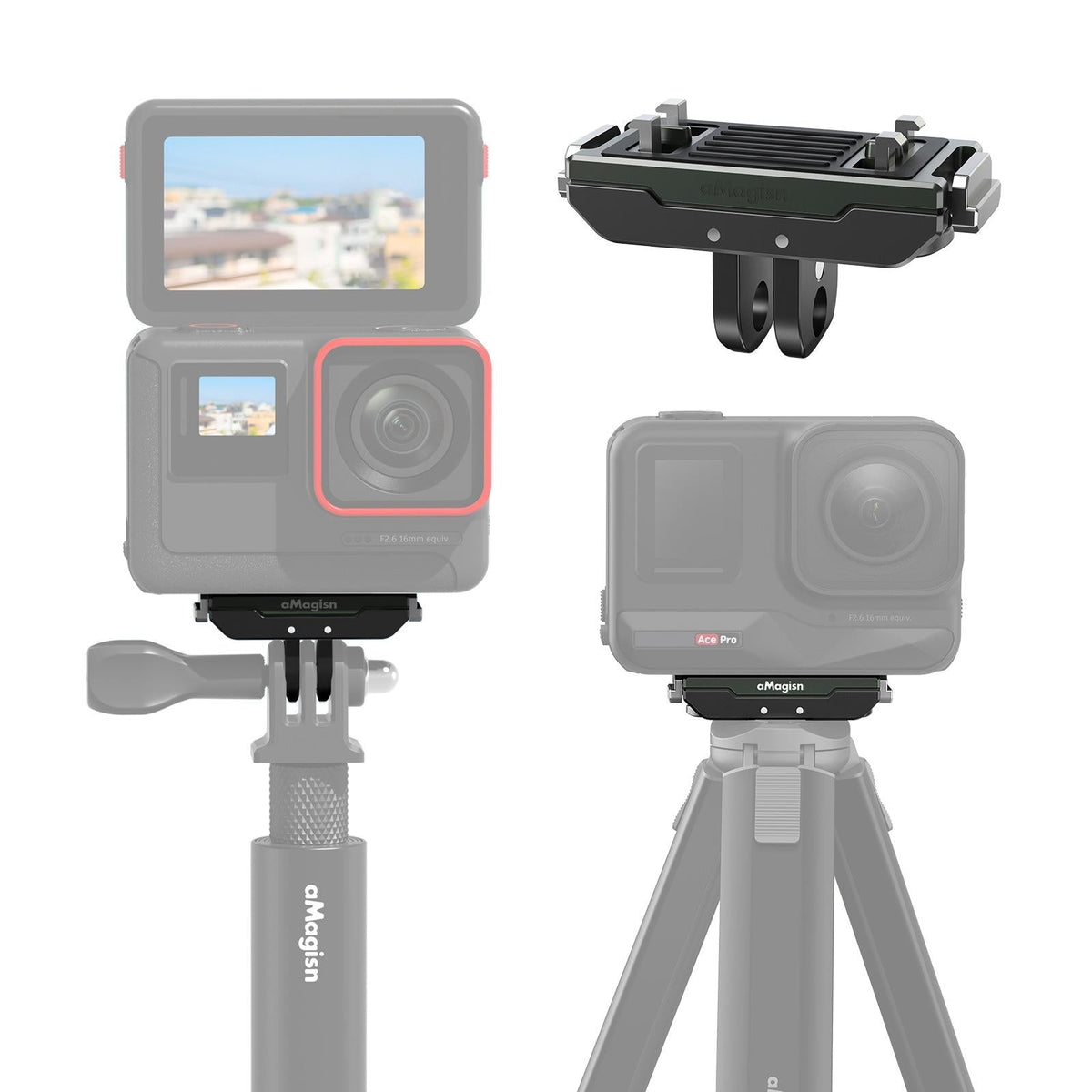 Amagisn Magnetic Quick Release For Insta360 Ace Pro Sports Camera-1915197671501598725