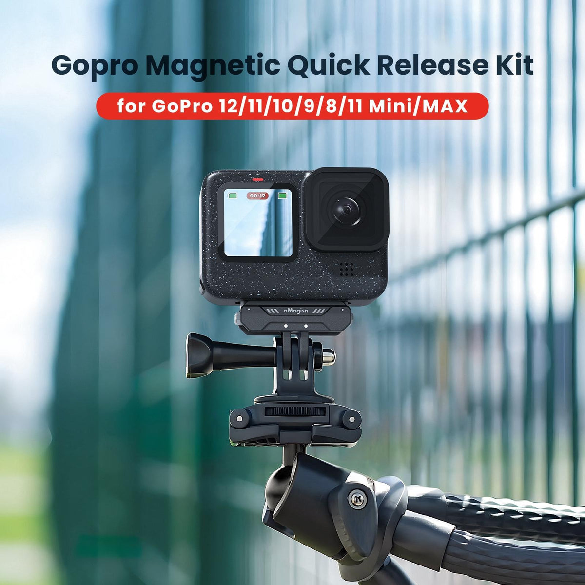 Magisn Magnetic Kit For Gopro Hero12 / 11 / 10 / 9 - Metal Absorption-1915198061840306178