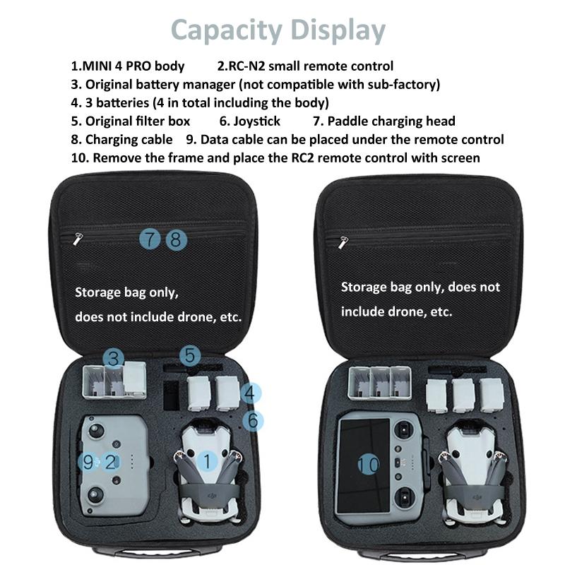 Drone Shoulder Bag For Dji Mini 4 Pro - Storage Box-1962691922954948611