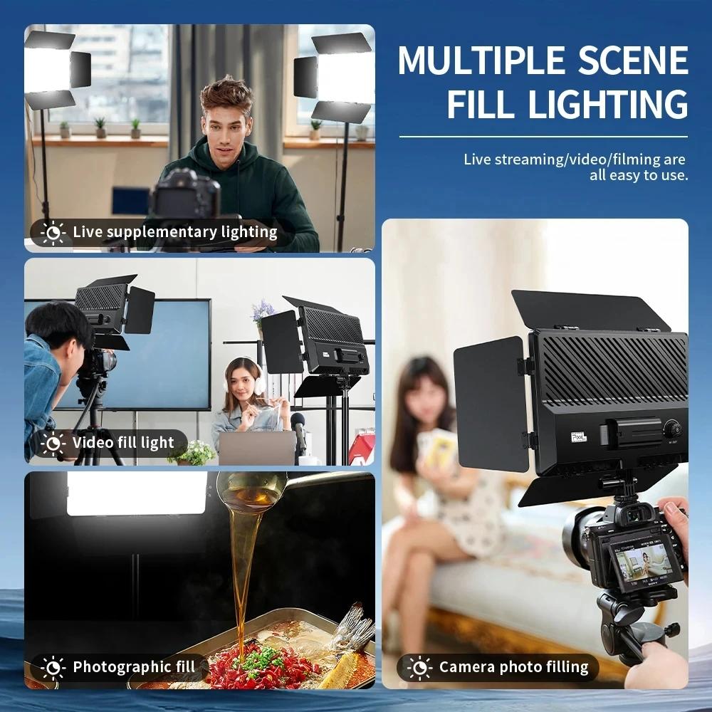20W Dual Temperature Photography Fill Light Set-1964932337724690433