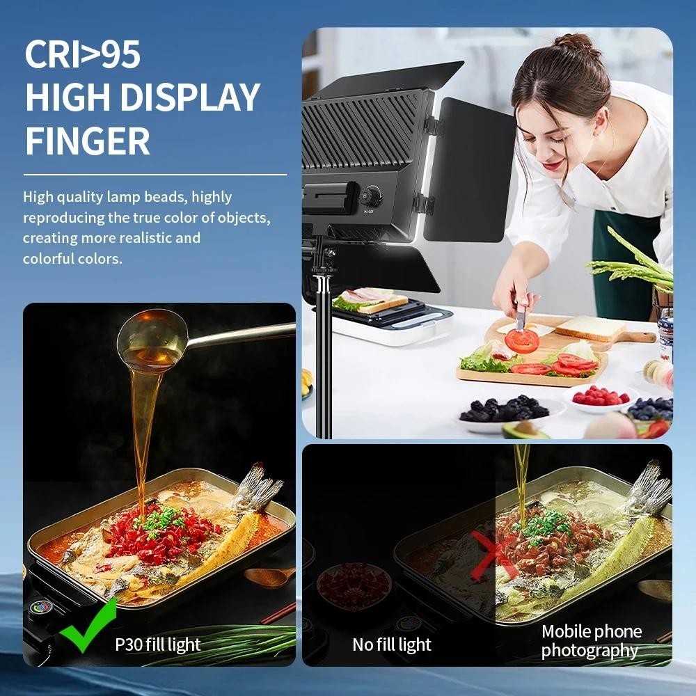 20W Dual Temperature Photography Fill Light Set-1964932337724690441