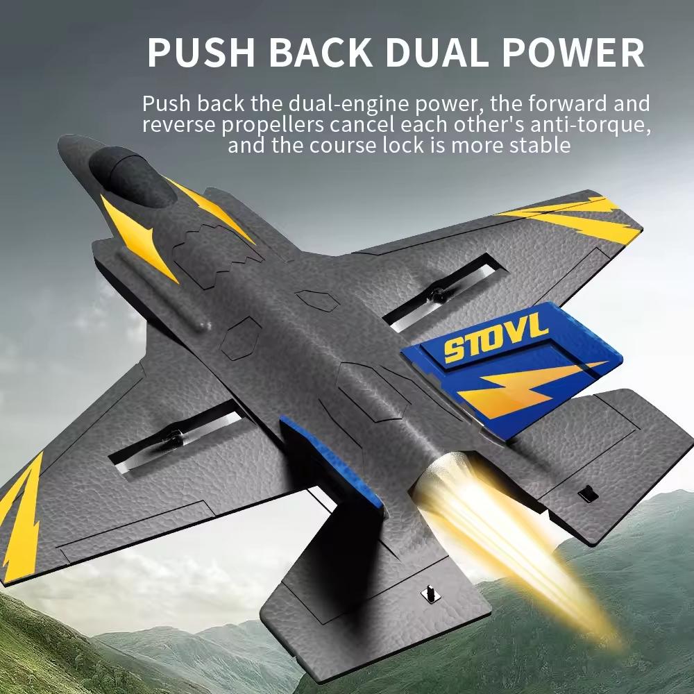 4-Channel Remote Control Stunt Tumbling Glider - Foam Model-1922443392046993413