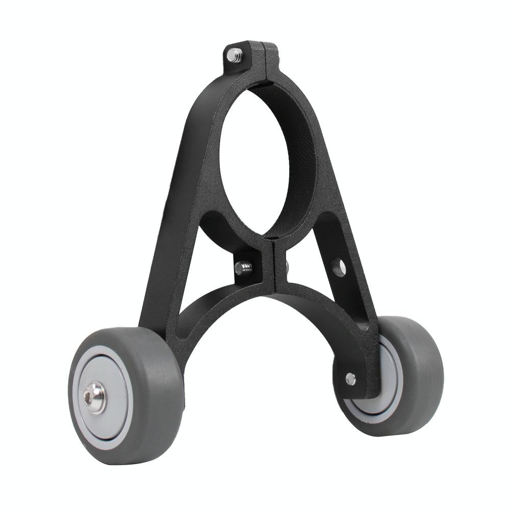 Foldable Auxiliary Wheel Bracket For Electric Scooters - Compatible With Xiaomi Ninebot And More - Black-1964932200717750275