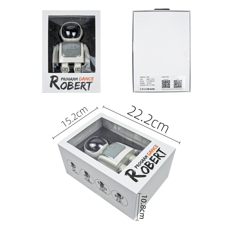 Intelligent Astronaut Bluetooth Dancing Robot - Silver Gray-1922443431372787718