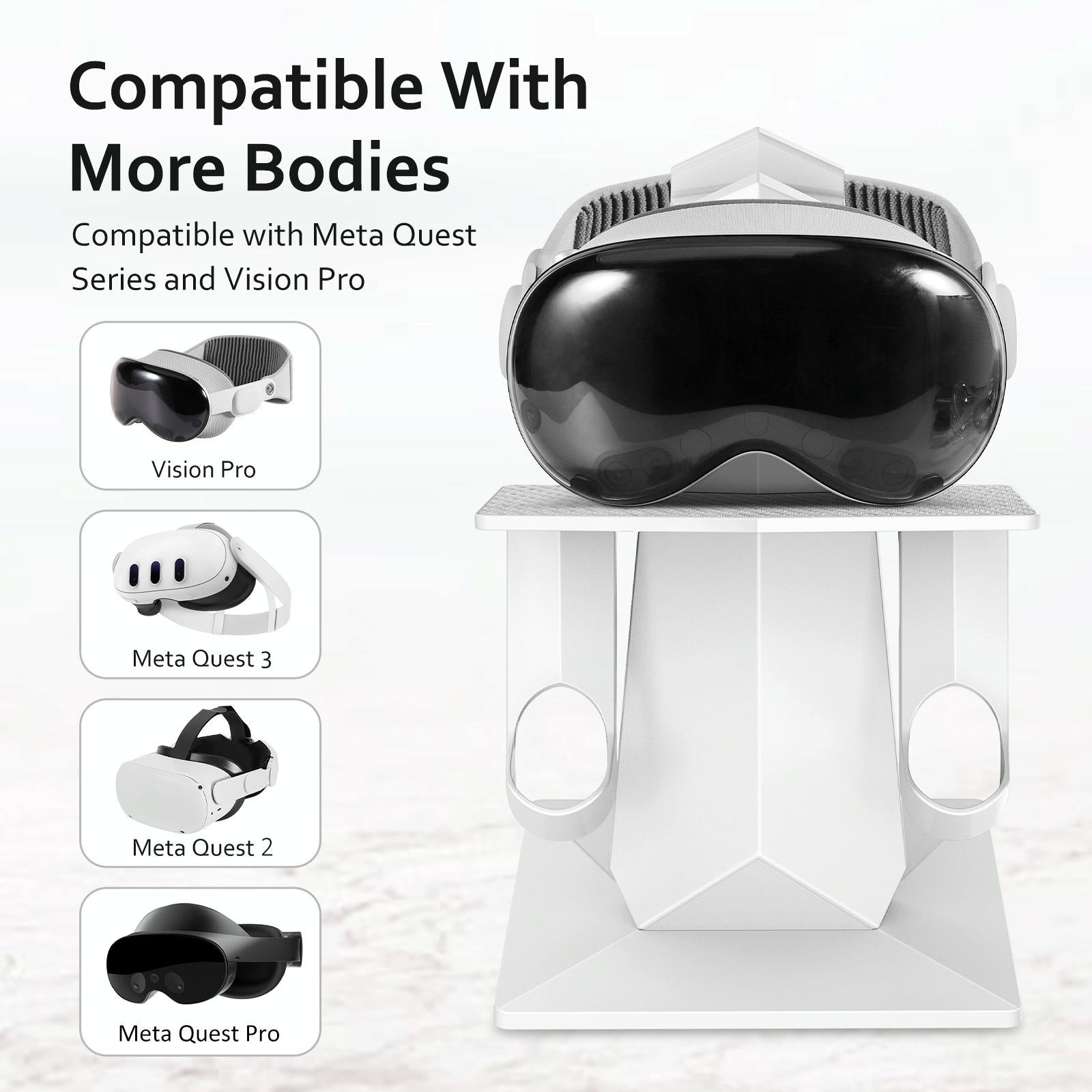 Universal Vr Headset Stand For Apple Vision Pro And Meta Quest 3 2-1922443402440478721