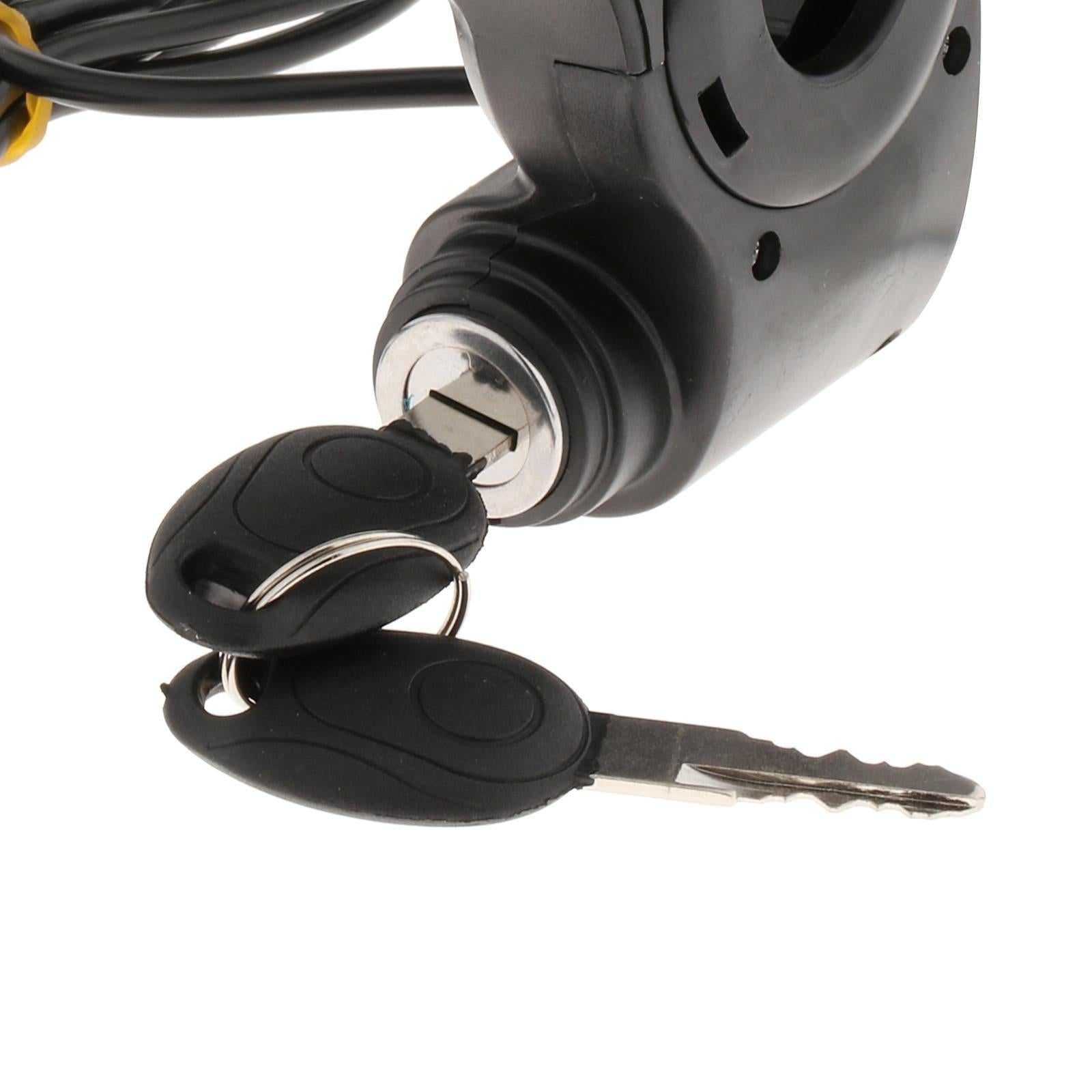 Ev Scooter Disconnect Switch With Digital Display And Keys - Black-1964932211165761540