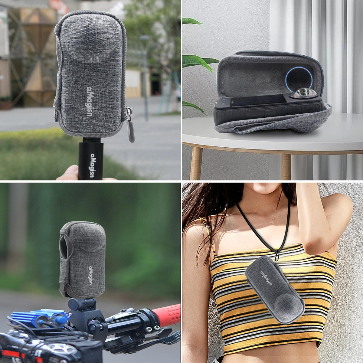 Amagisn Storage Bag For Insta360 X4 - Anti-Scratch Carry Case-1915197377921290247