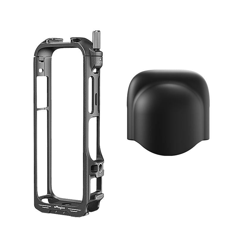 Amagisn Metal Protective Housing For Insta360 X4 With 2 Claws And Rabbit Cage-1915197938431299585