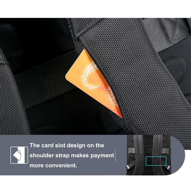 Waterproof Laptop Backpack With Usb & Type-C Port - Large Capacity Black-1915196909652414466