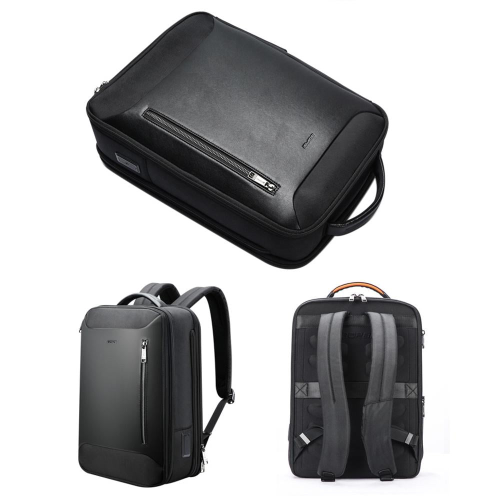 Waterproof Laptop Backpack With Usb & Type-C Port - Large Capacity Black-1915196909652414465