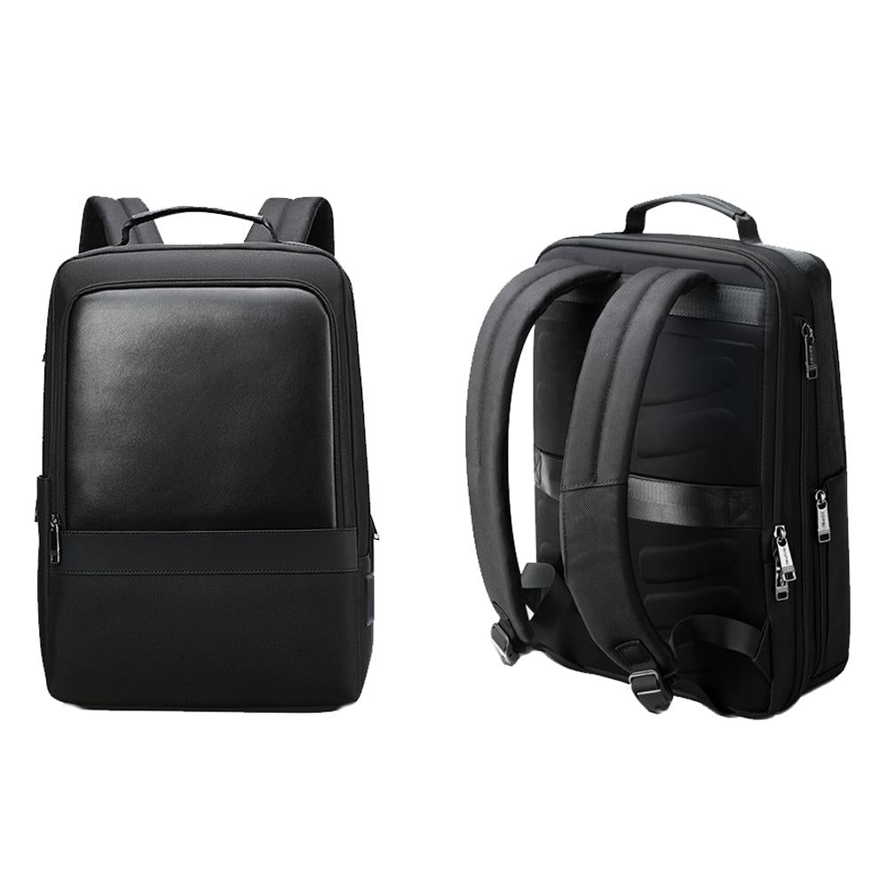 Large Capacity Business Laptop Backpack With Usb & Type-C Port - Black-1915197139890343937
