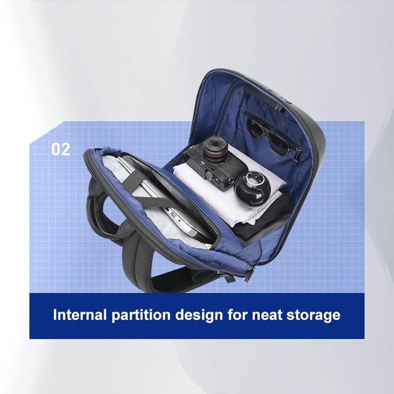 Waterproof Business Laptop Backpack - Large Capacity With Password Lock-1915196870649581569