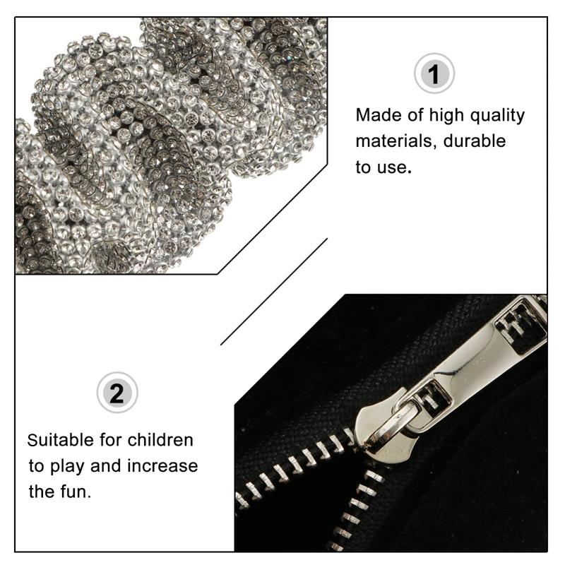 Black Evening Clutch Bag For Women - Perfect For Banquets-1964932185702141955