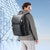 Large-Capacity Waterproof Laptop Backpack In First-Layer Cowhide - Black-1915196940962893833