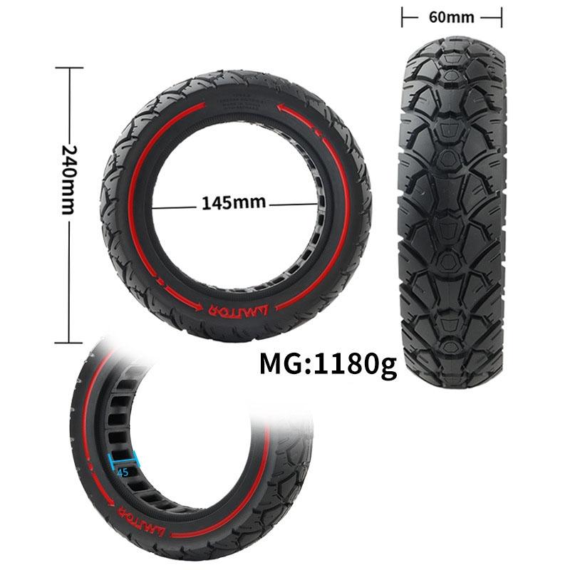 Universal 10 Off-Road Scooter Tire With Anti-Blast & Shock Absorption-1964932197525884932