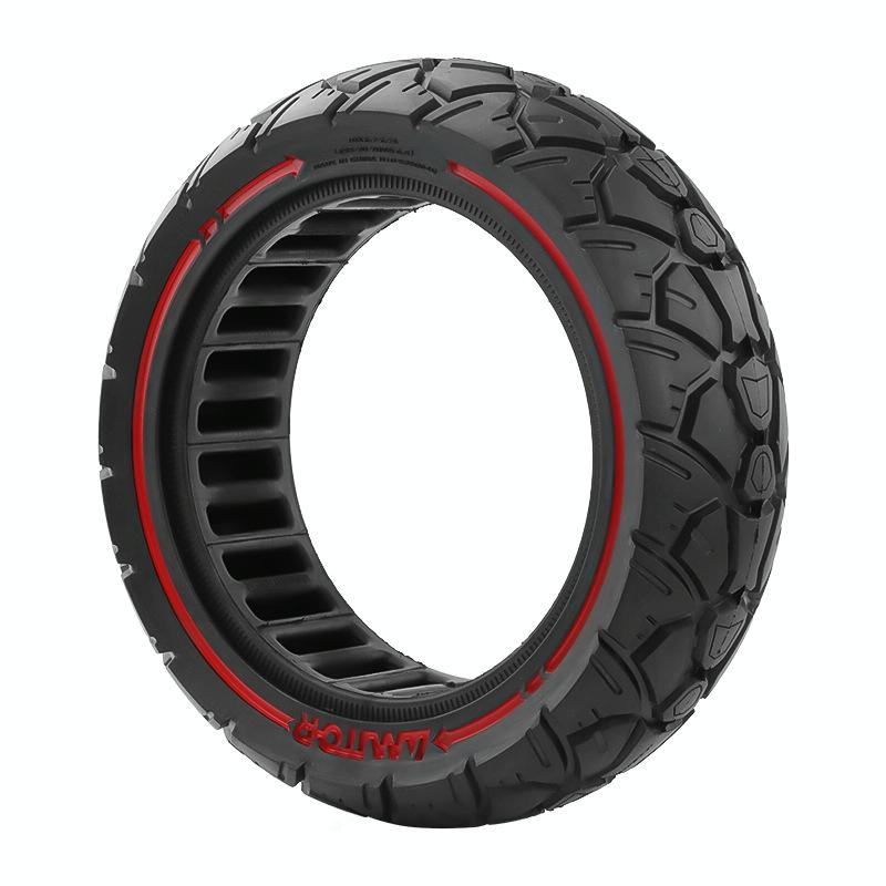 Universal Off-Road Scooter Tire - 10 X 2.7-2.75 53.5 255-70 Or 70 / 65-6.5 - Red Line-1964932203016228869