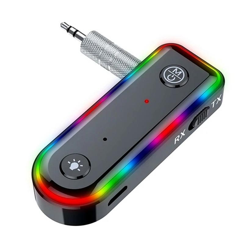 Bluetooth Audio Receiver With Rgb Light And Car Launcher-1915198237292236800
