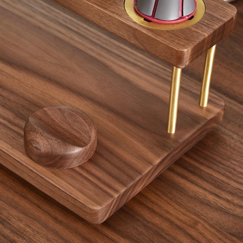 Countertop Organizer For Dyson Airwrap - Walnut Rack-1915198386320052230