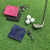 Easy Draw Golf Ball Wipe Cloth - Retractable String - Blue-1915196822012432390