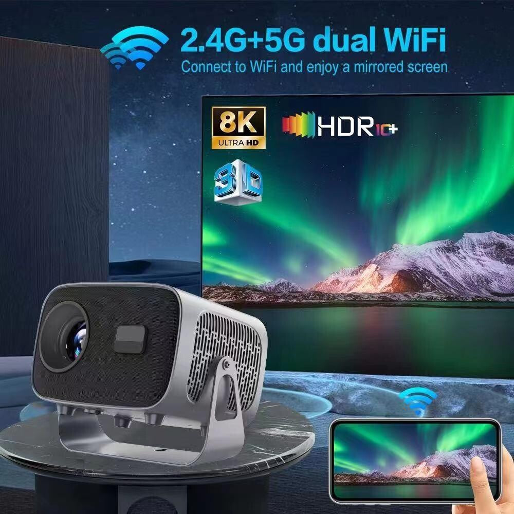 Portable 4K Android Smart Projector - Compact And Versatile-1915197817840865289