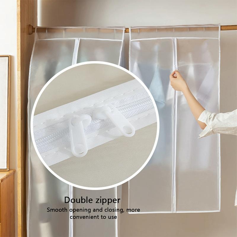 Waterproof Hanging Storage Bag For Dustproof Organization - White-1915196862512631812