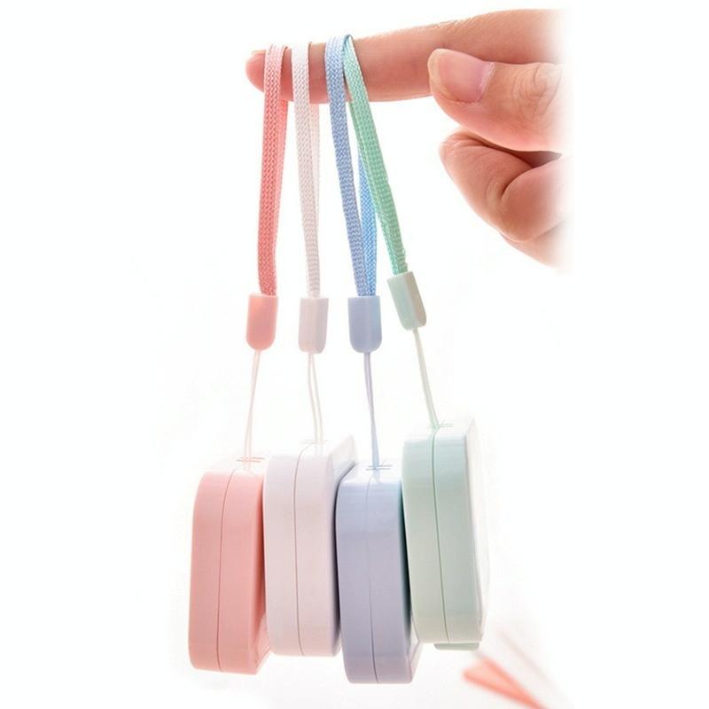 Compact Leather Measuring Tape - 1.5M Mini Cute Portable-1964932180551536644